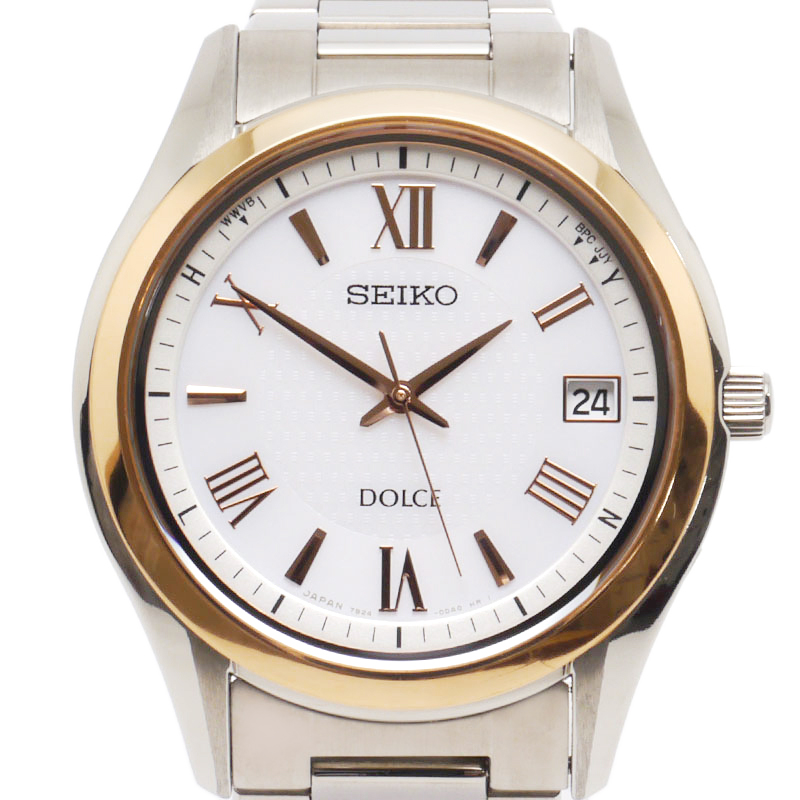 Used] Seiko SEIKO Dolce & Exceline SADZ200 Men's Watch Solar Radio