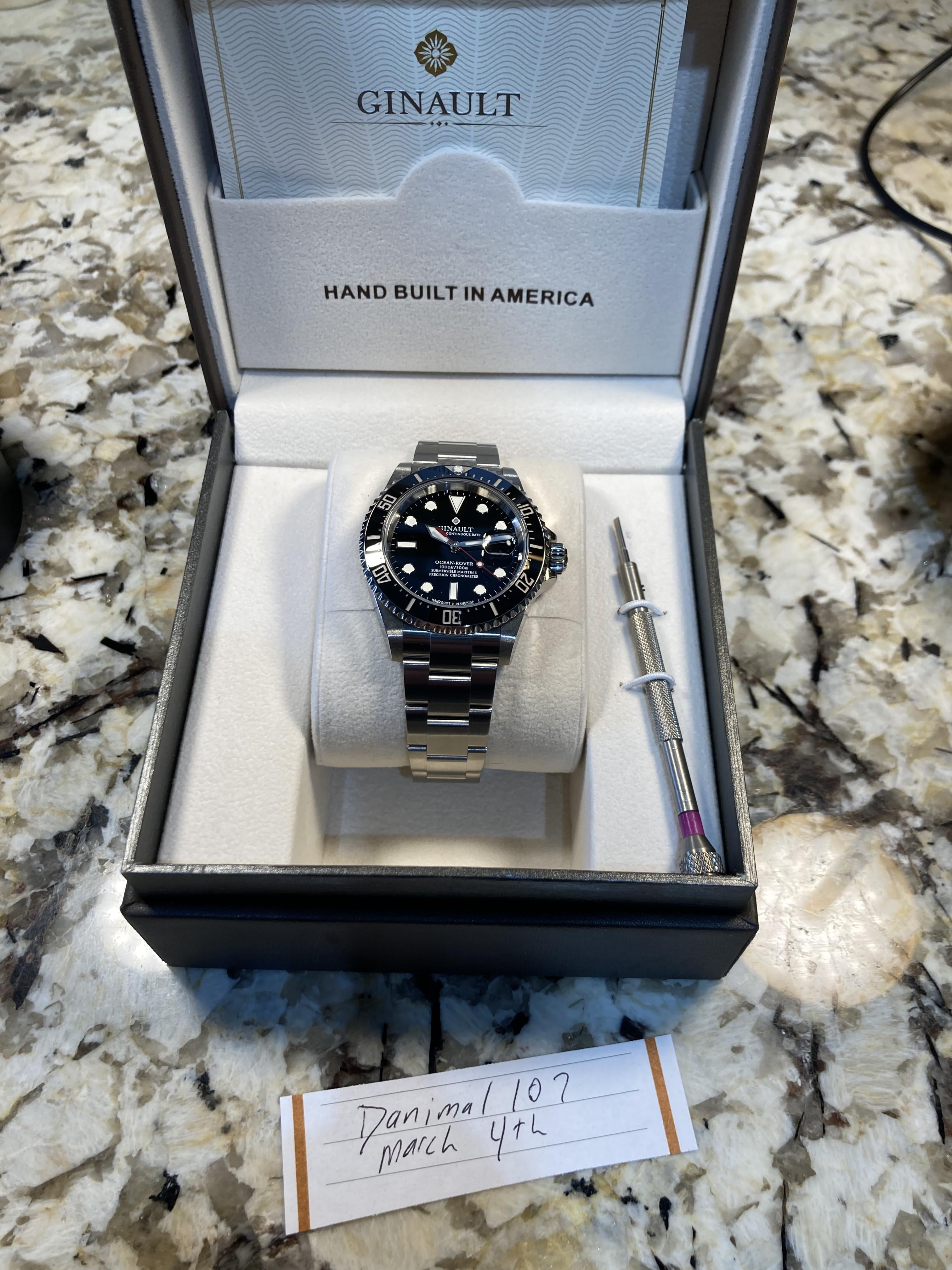 CLASSIC SUBMARINER LOVERS - GINAULT OCEAN-ROVER 181070GSLN | Page 278 |  WatchUSeek Watch Forums