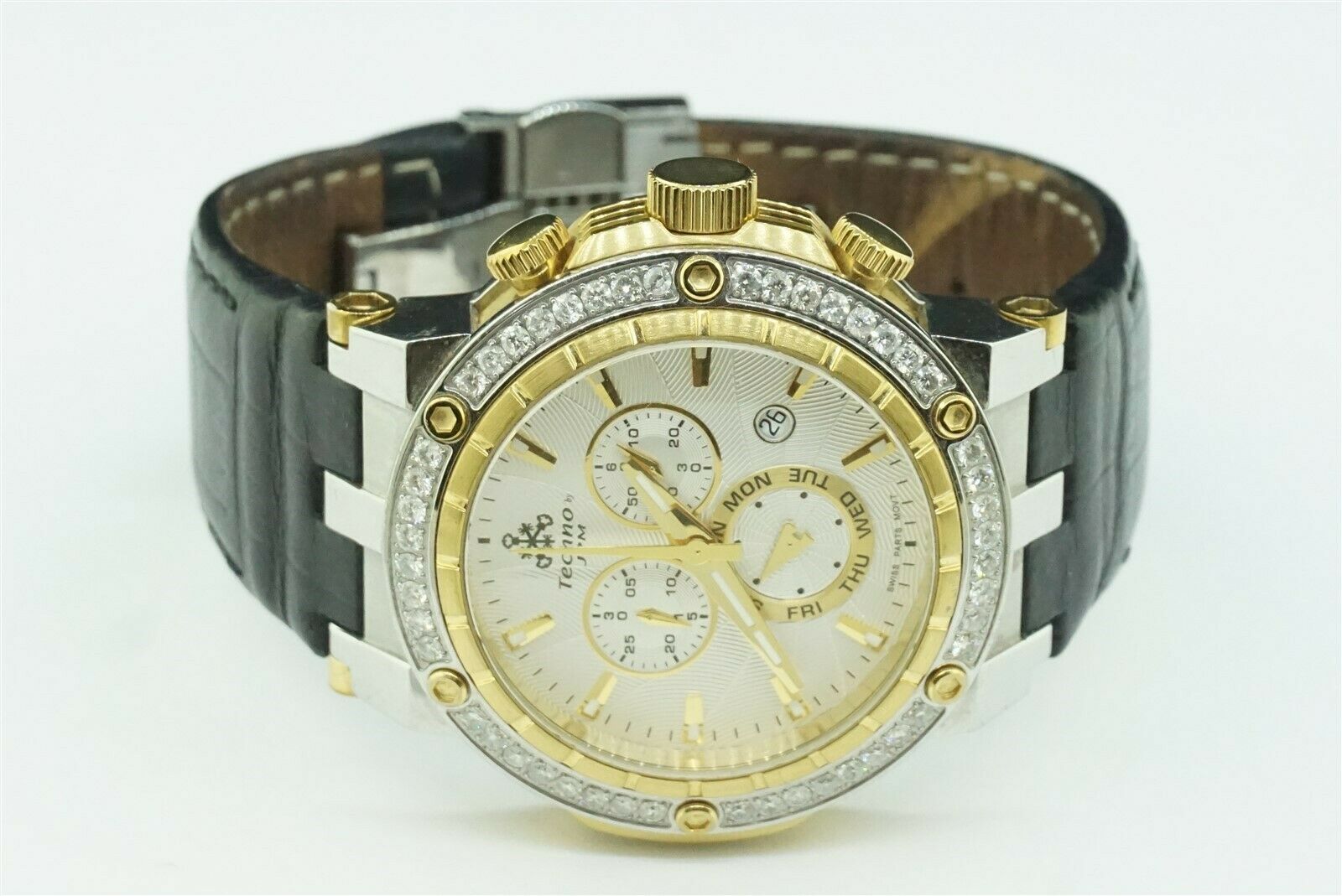 Men's Authentic Techo JPM Model 778 Diamond Chronograph Watch