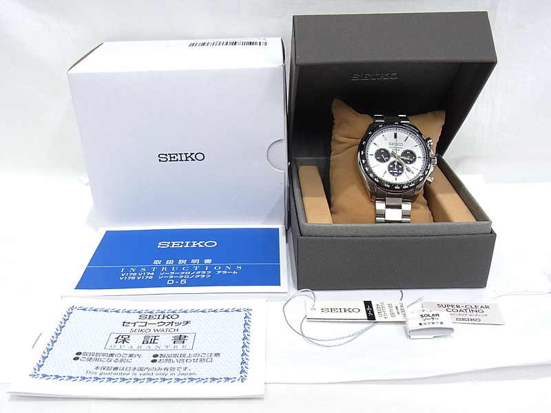 Seiko Chronograph Solar SBPY165 V175-0FA0 Seiko Selection S Series