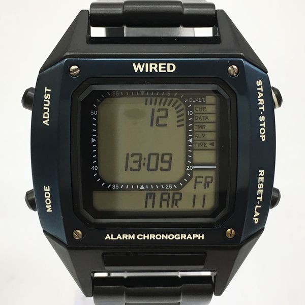 [Used] WIRED Wired watch Size Color Navy SEIKO x BEAMS BASEL AGAM