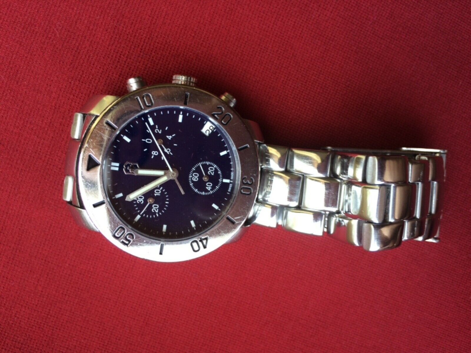 Reloj Victorinox Chrono, sapphire crystal, V7-12, made in 