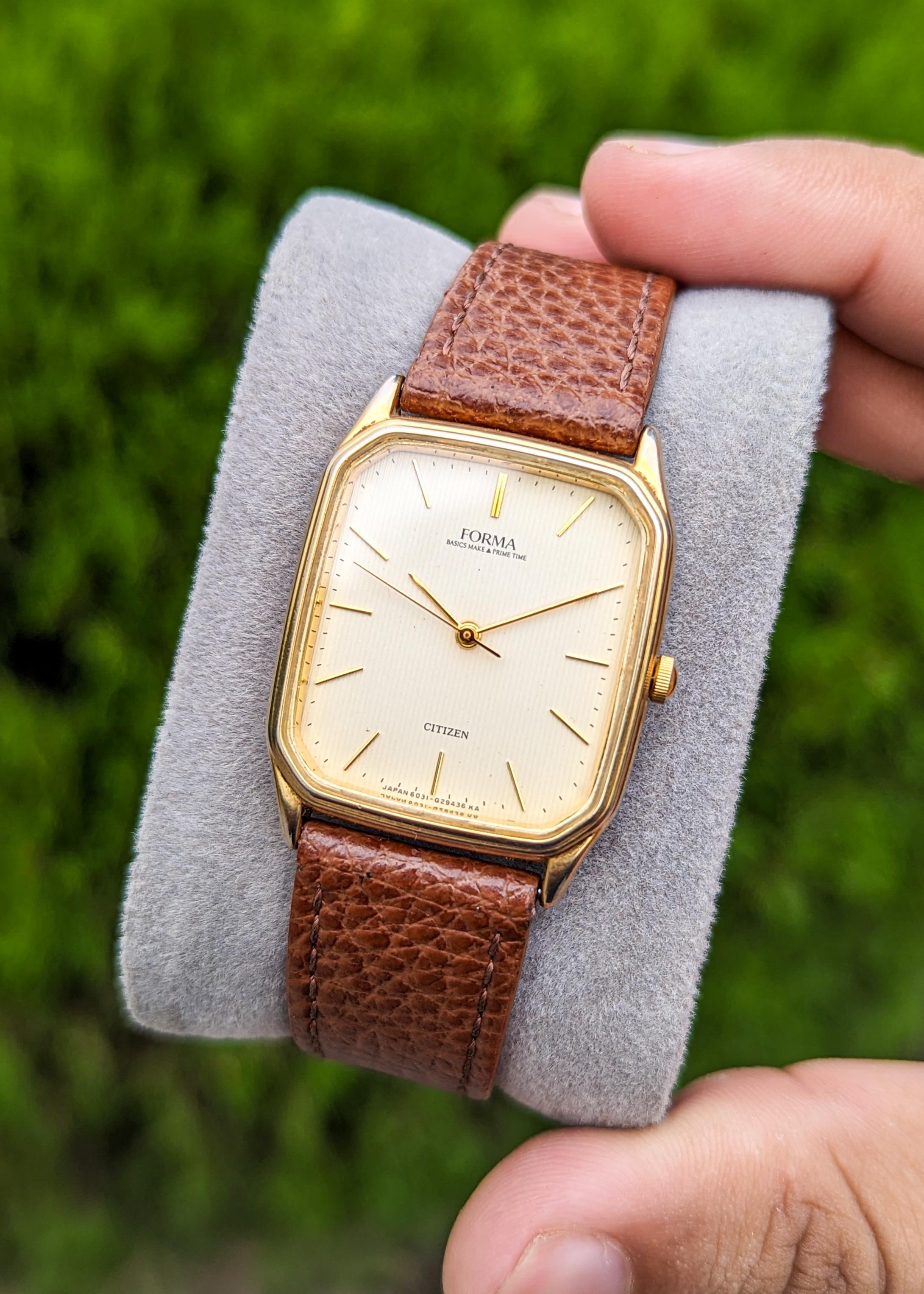 WTS] Forma CITIZEN ???? – Quartz 6031-G07664 – Golden Pattern Dial 
