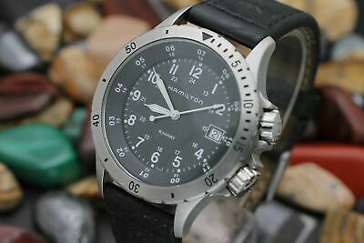 Men's Hamilton Khaki Compressor Style Quartz H744511 Steel Diver's