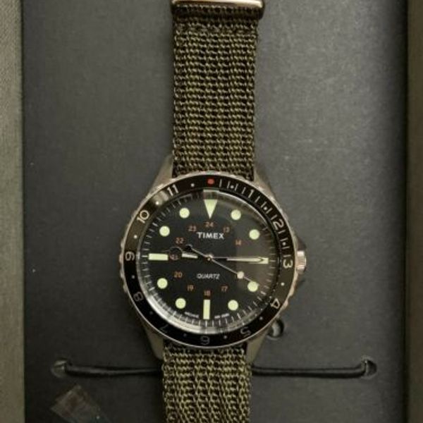Timex Navi Harbor 38mm Fabric Strap Watch TW2R73300LG | WatchCharts