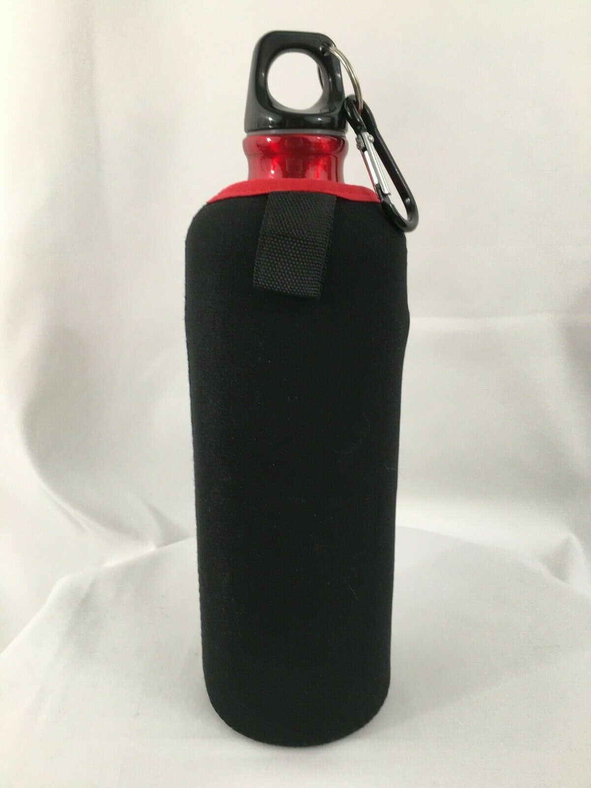 Tissot Water Bottle Red with Black Neoprene Insulated Cover NWOT