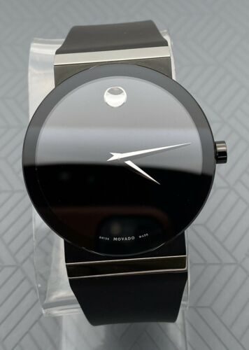 Movado sapphire best sale synergy rubber band