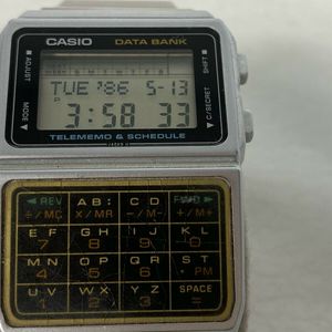 Casio Dbc 610 676 Japan T Databank Calculator 32mm Case Super Clean Wow Watchcharts