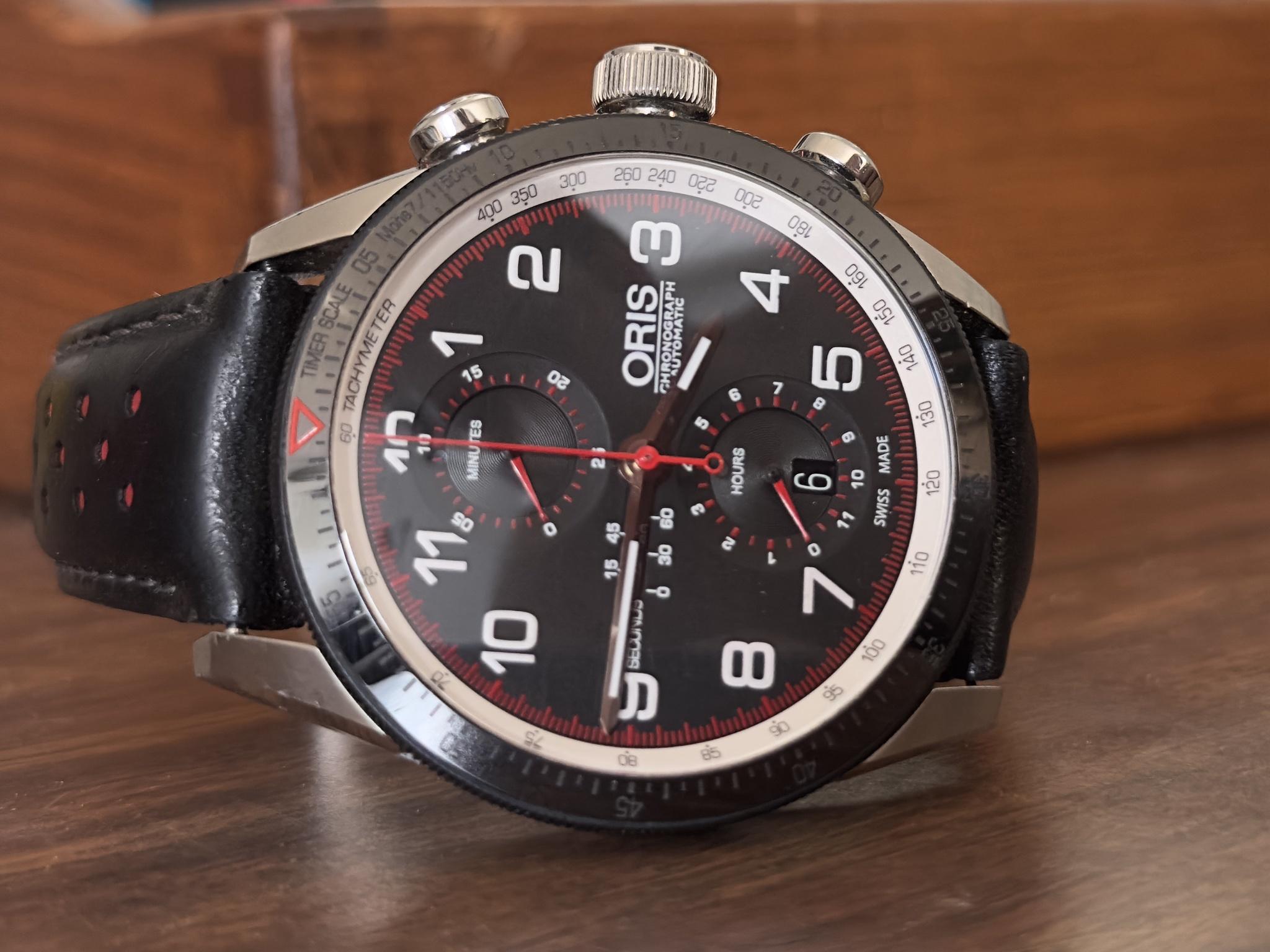 WTS Oris Calobra Chronograph Limited Edition Racing Numbered