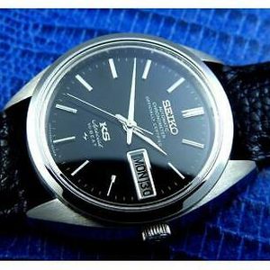 RARE KING SEIKO CHRONOMETER SPECIAL SS AUTOMATIC BLACK DIAL 5246-6000 |  WatchCharts
