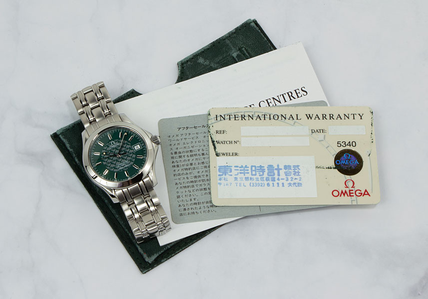 Omega Seamaster 120m Chronometer Jacques Mayol 1998 Ref Omega Seamaster 120m Chronometer Jacques Mayol 1998 Ref