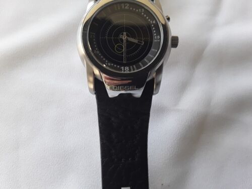 Final price DIESEL DZ4026 Watch Sonal Radar Leather black strap 