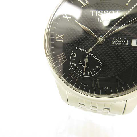 ティソ TISSOT T-Classic 自動巻き 腕時計 T006424A Used] Tissot TISSOT T-Classic Classic Automatic Watch Black Dial