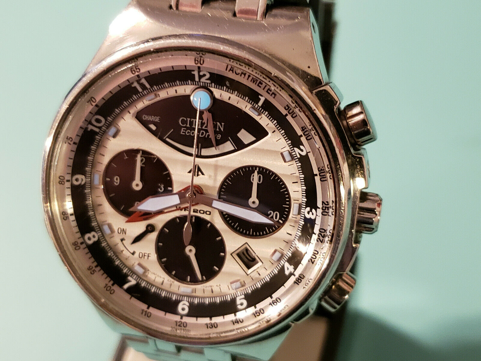 Citizen AV003159A Calibre 2100 Mens ECODrive Watch Worn but in Good