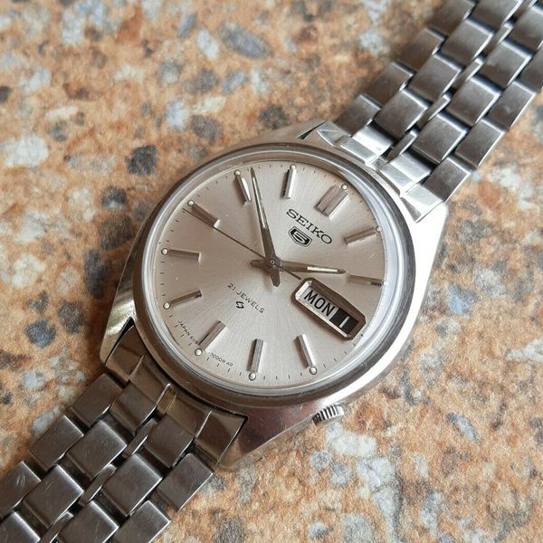 Vintage Seiko 5 21 Jewels Automatic 6119 7000 July 1967 JDM