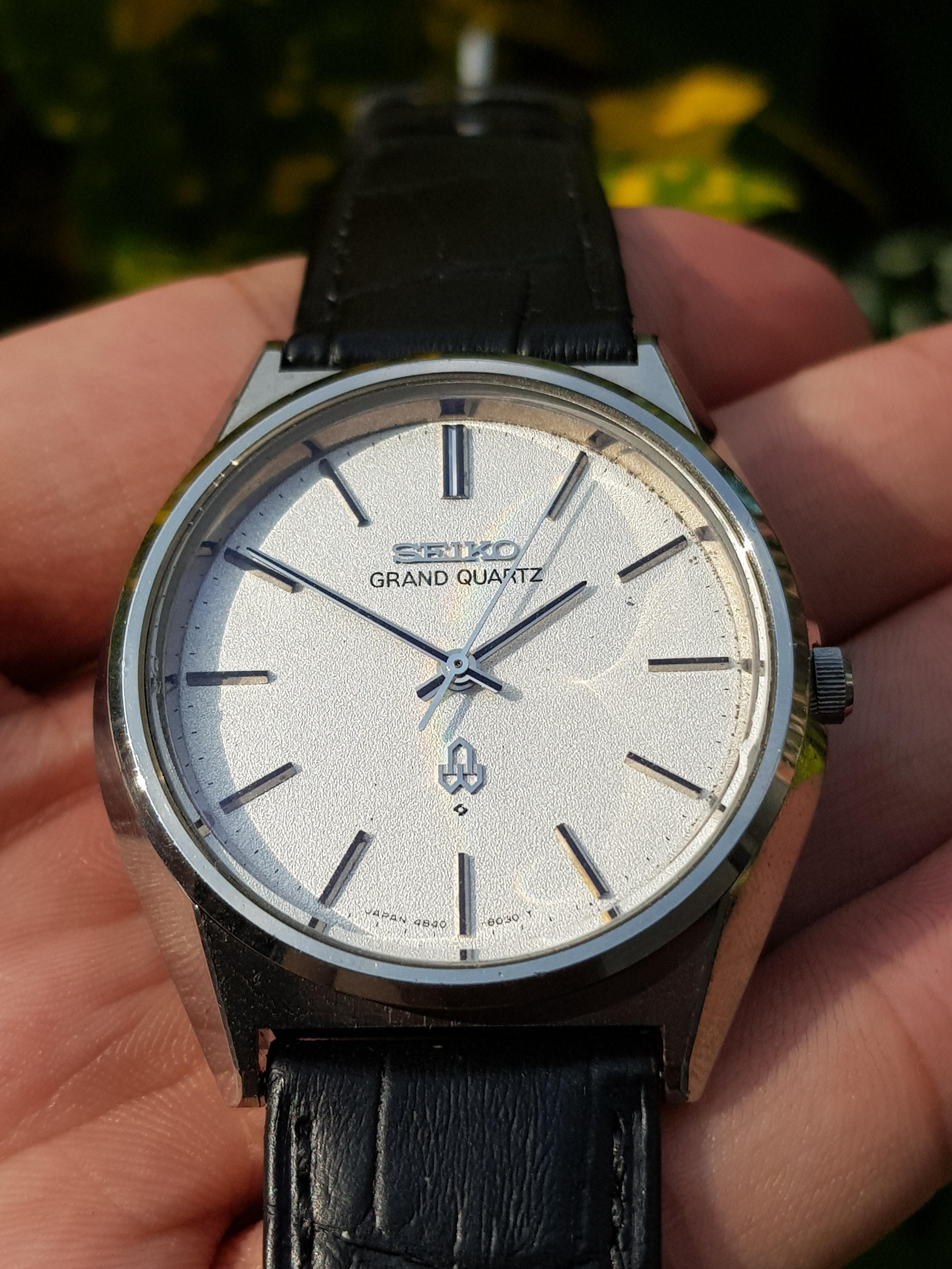 WTS][REPOST] Seiko Grand Quartz 4840-8040 with original AR coatinf |  WatchCharts Marketplace