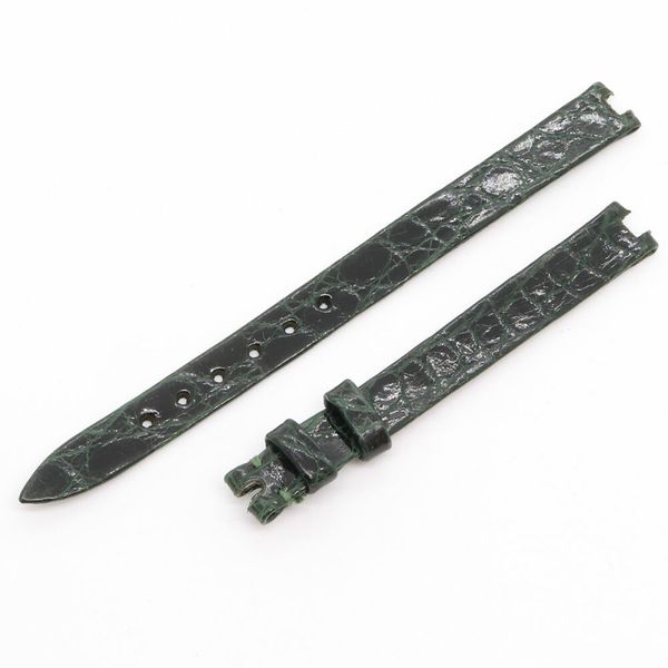 [New] Chopard Replacement Belt Genuine Happy Diamond Dark Green Shiny ...