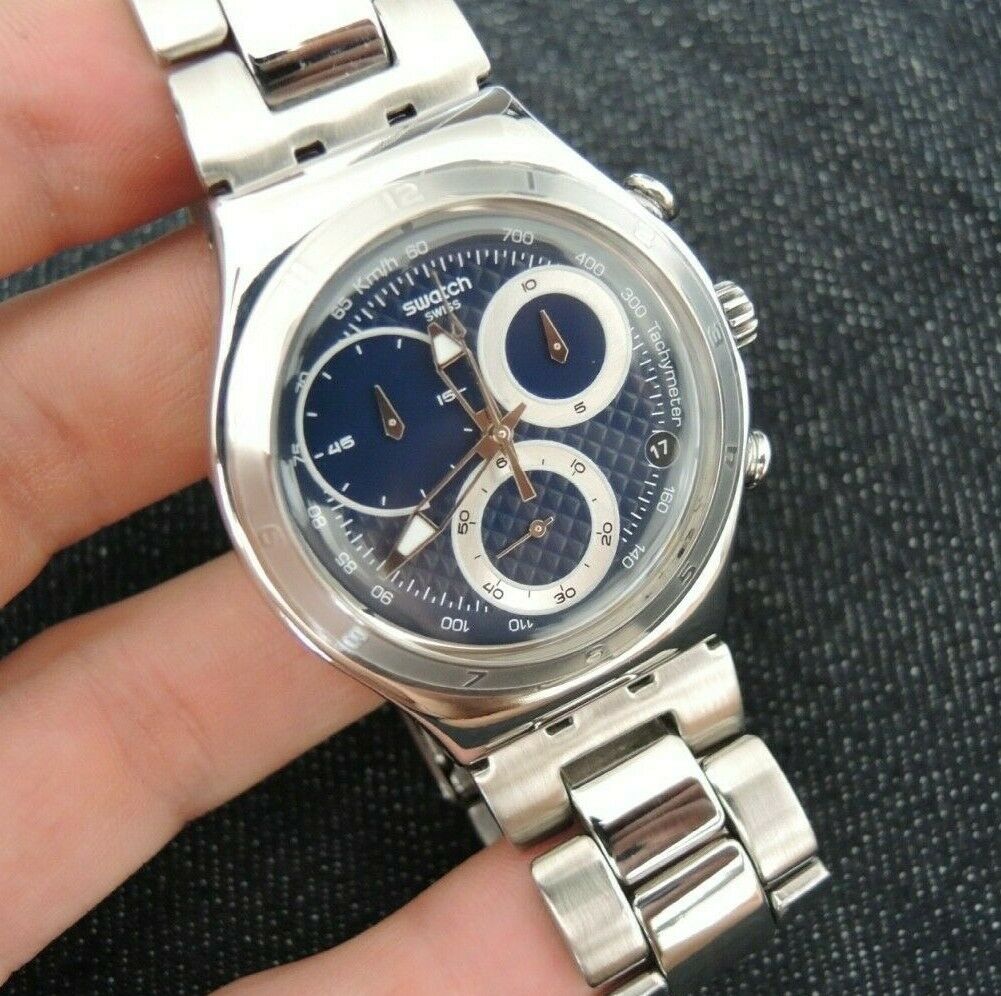 irony Vintage Swatch Irony Chrono 40mm - GANGLEADER YCS457