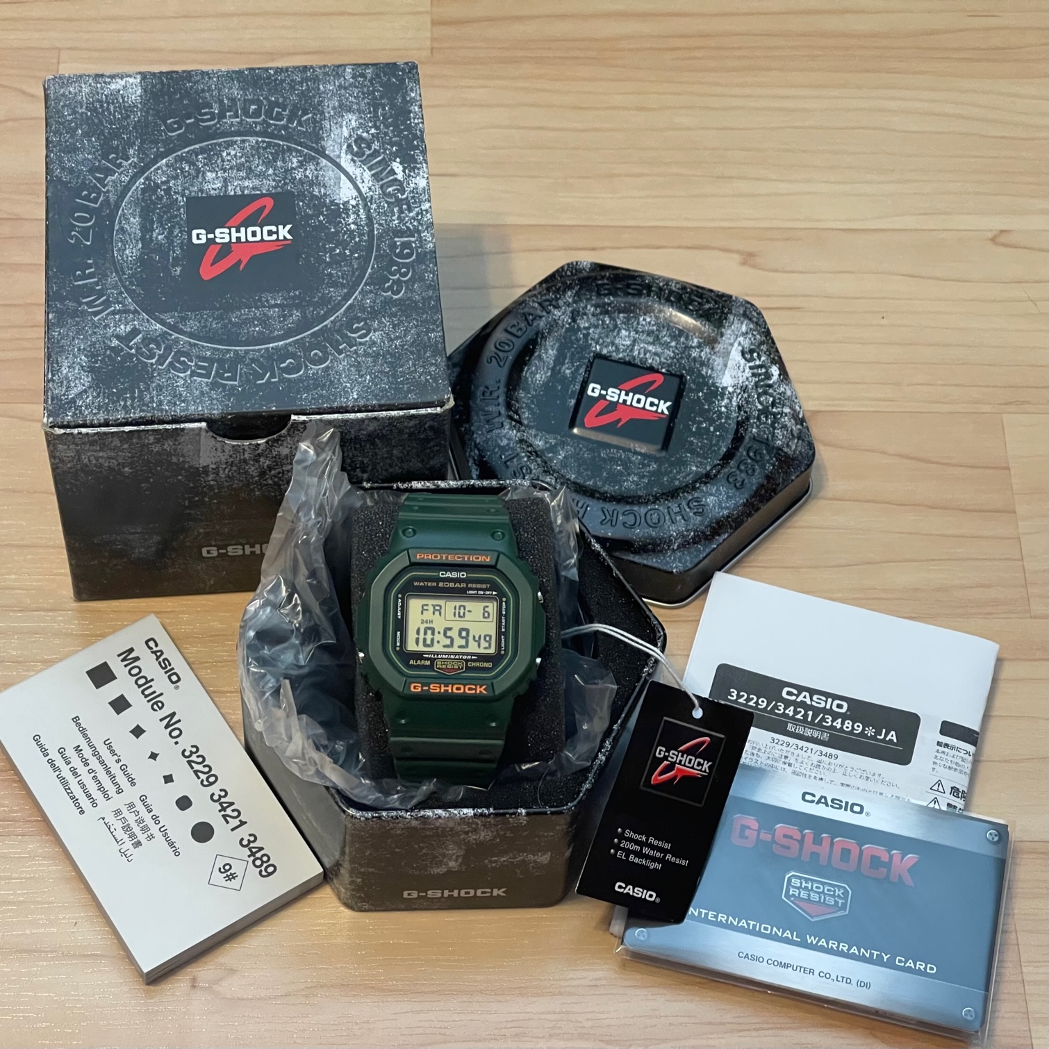 BUY Casio G-Shock Original Green Watch DW-5600RB-3, DW5600RB - Buy Watches  Online