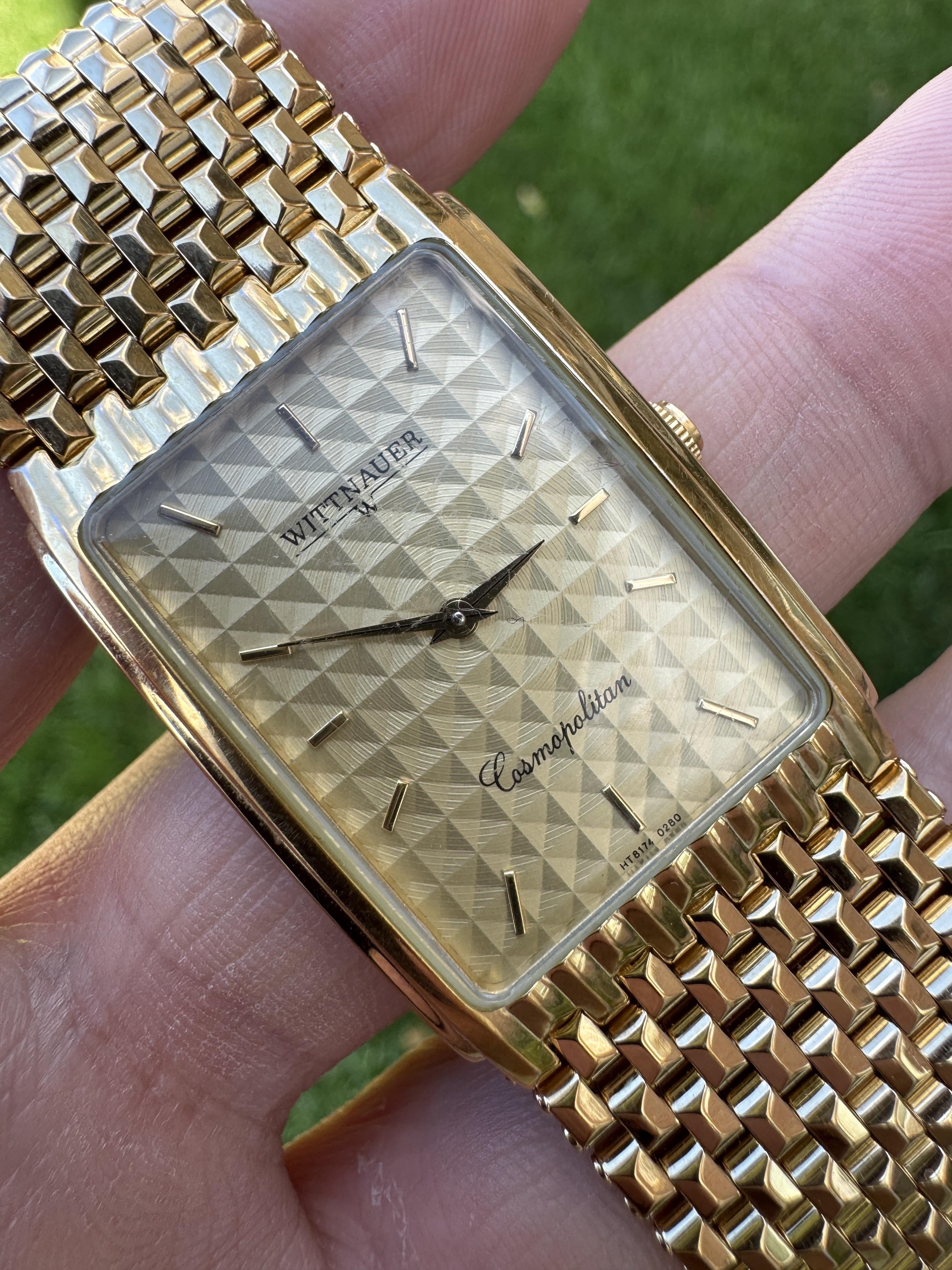 Wittnauer Cosmopolitan Gold-plated Unisex Watch in EUC display picture 1