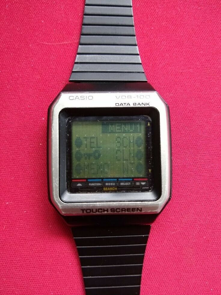 Casio VDB-100 Touchscreen watch - vintage and rare collectible