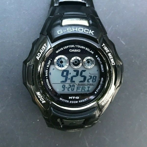 CASIO GSHOCK MTG920DA (2688) Tough Solar Wave Ceptor 45mm Black Steel