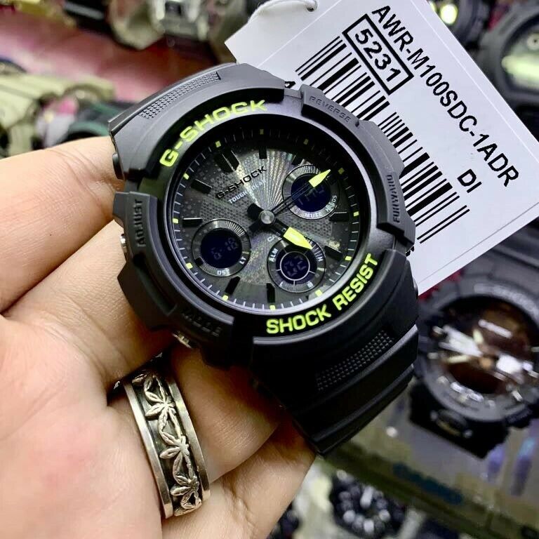 Casio G-Shock AWR-M100SDC-1A Solar Powered Camouflage Patterns