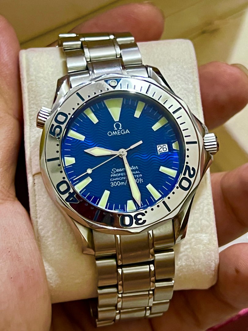 Rare Omega Seamaster Electric Blue 2255.80 WatchCharts Marketplace