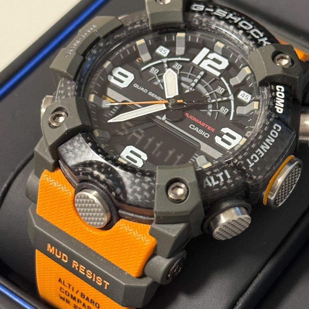 CASIO G-SHOCK Master of G Mud Master GG-B100-1A9JF Quartz Watch