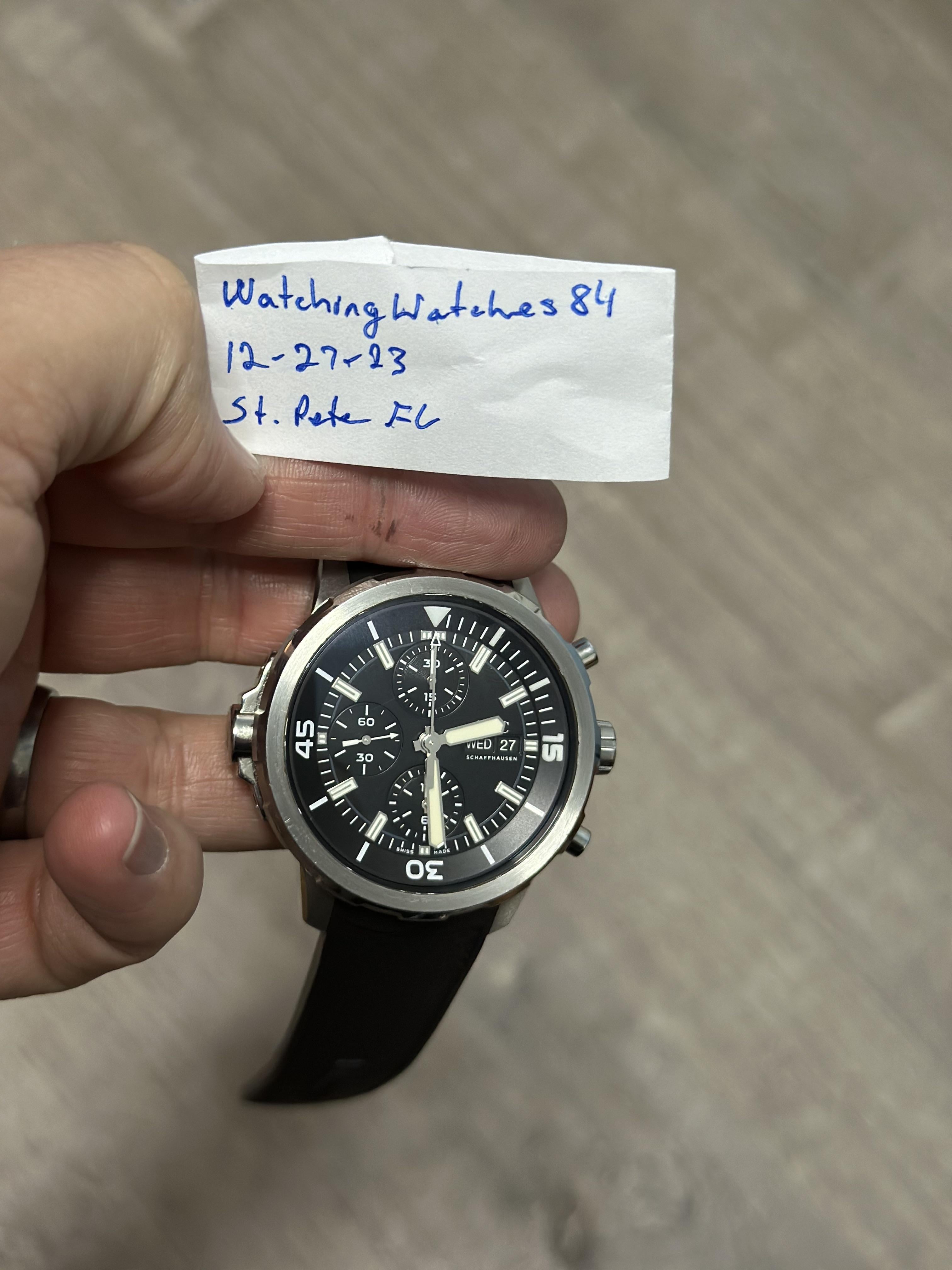 WTS Aquatimer Chronograph IW376803 WatchCharts Marketplace