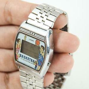 Collectible Vintage CASIO Basketball Watch GF-11 - Digital Retro
