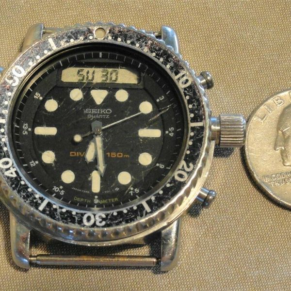 Vintage Seiko H558-5009 Chronograph Diver Watch - Arnie - runs great need  shroud | WatchCharts