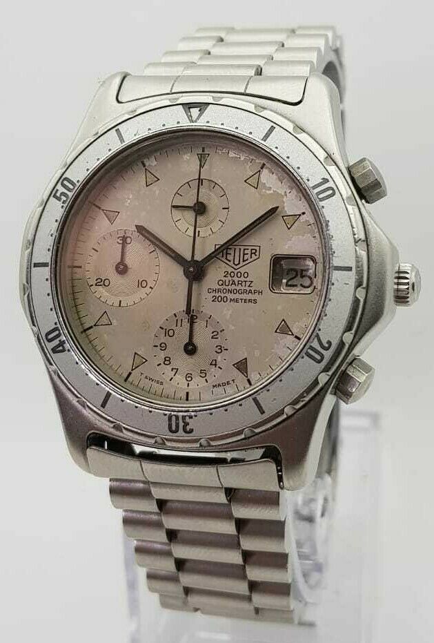 Heuer 2000 quartz chronograph 200 meters new arrivals