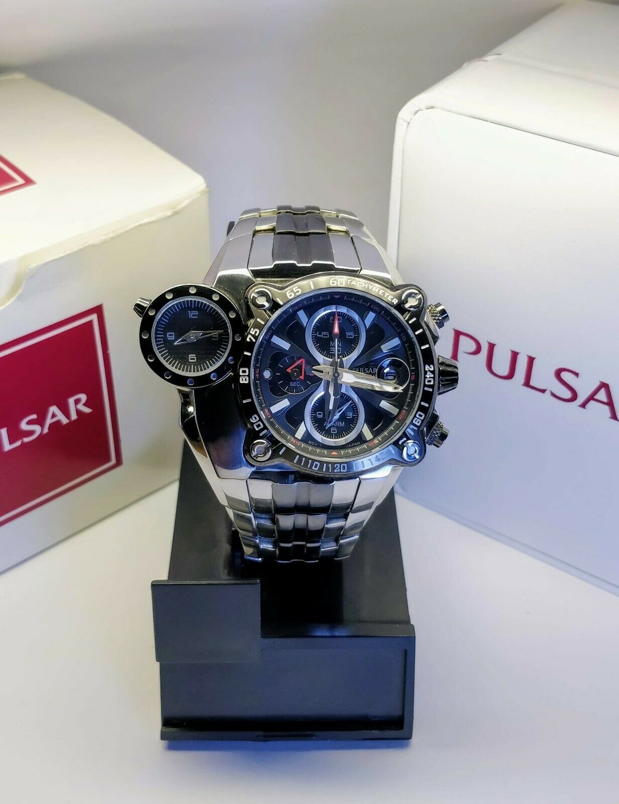 Rare Pulsar by Seiko, YM62 / 7T62 'Sahara' Rally Chrono / Alarm