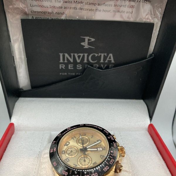 Invicta Reserve Speedway Gen II Swiss Quartz Master Calendar Watch