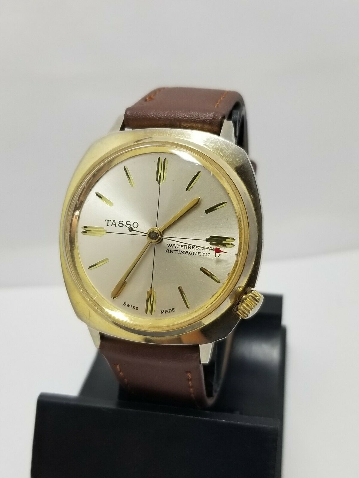Vintage TASSO men's watch EB 8800 17 Jewels Manual winding SWISS