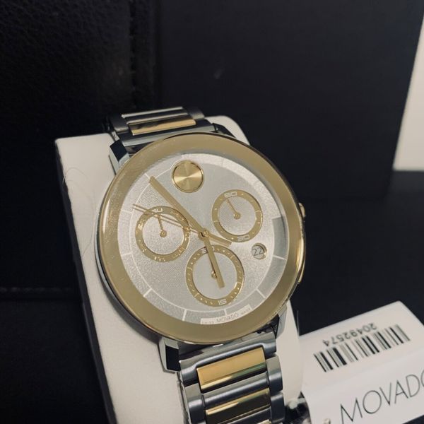 MOVADO BOLD EVOLUTION 2.0 3601100 STAINLESS STEEL SWISS CHRONOGRAPH ...