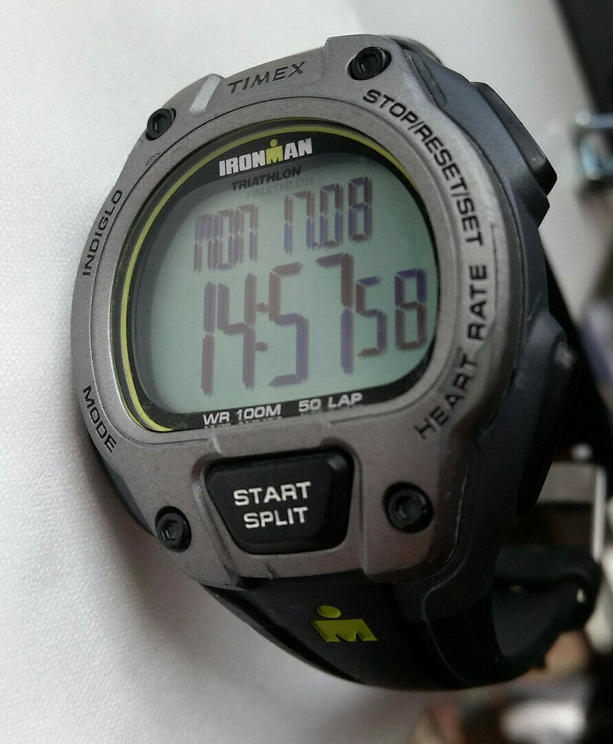 Timex Ironman Triathlon Digital Quartz Indiglo HR Watch M014