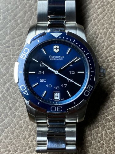 Victorinox Alliance Quartz Movement Blue Dial Ladies Watch 241307 WatchCharts
