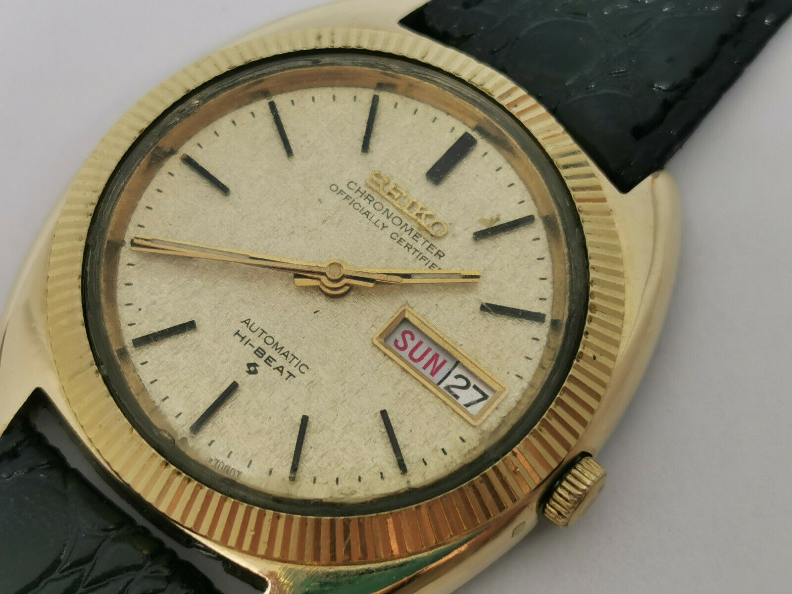 Vintage Seiko Automatic Hi Beat 5626 7090 Gold Capped