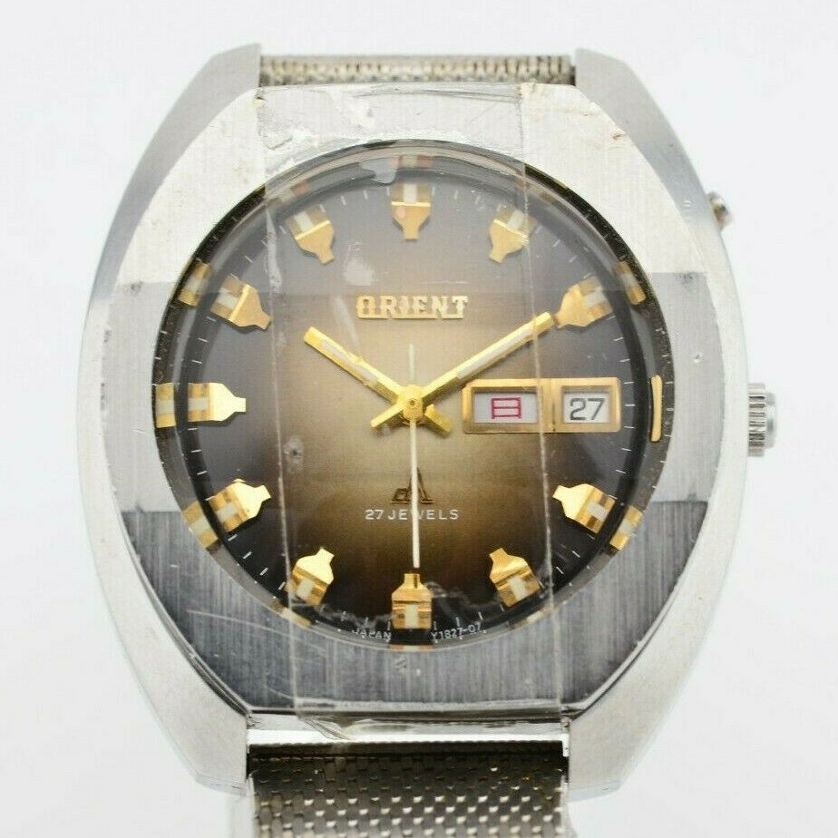 Vintage Mens Orient Automatic Watch Kanji DayDate 429-18271 JDM