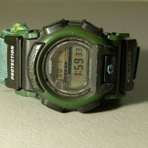 Retro Green Mens Casio Dw 003 G Shock Quartz Watch 1597 Module G Lide Watchcharts