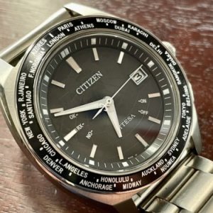 Citizen Attesa Titanium World Time Eco Drive H148-T017509 