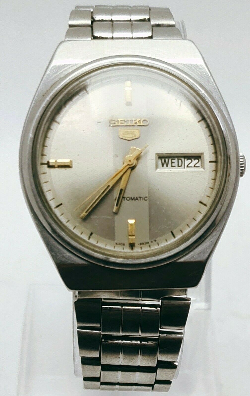 VINTAGE SEIKO 5 6309-8880 A2 AUTOMATIC 17J JAPAN MEN'S WATCH