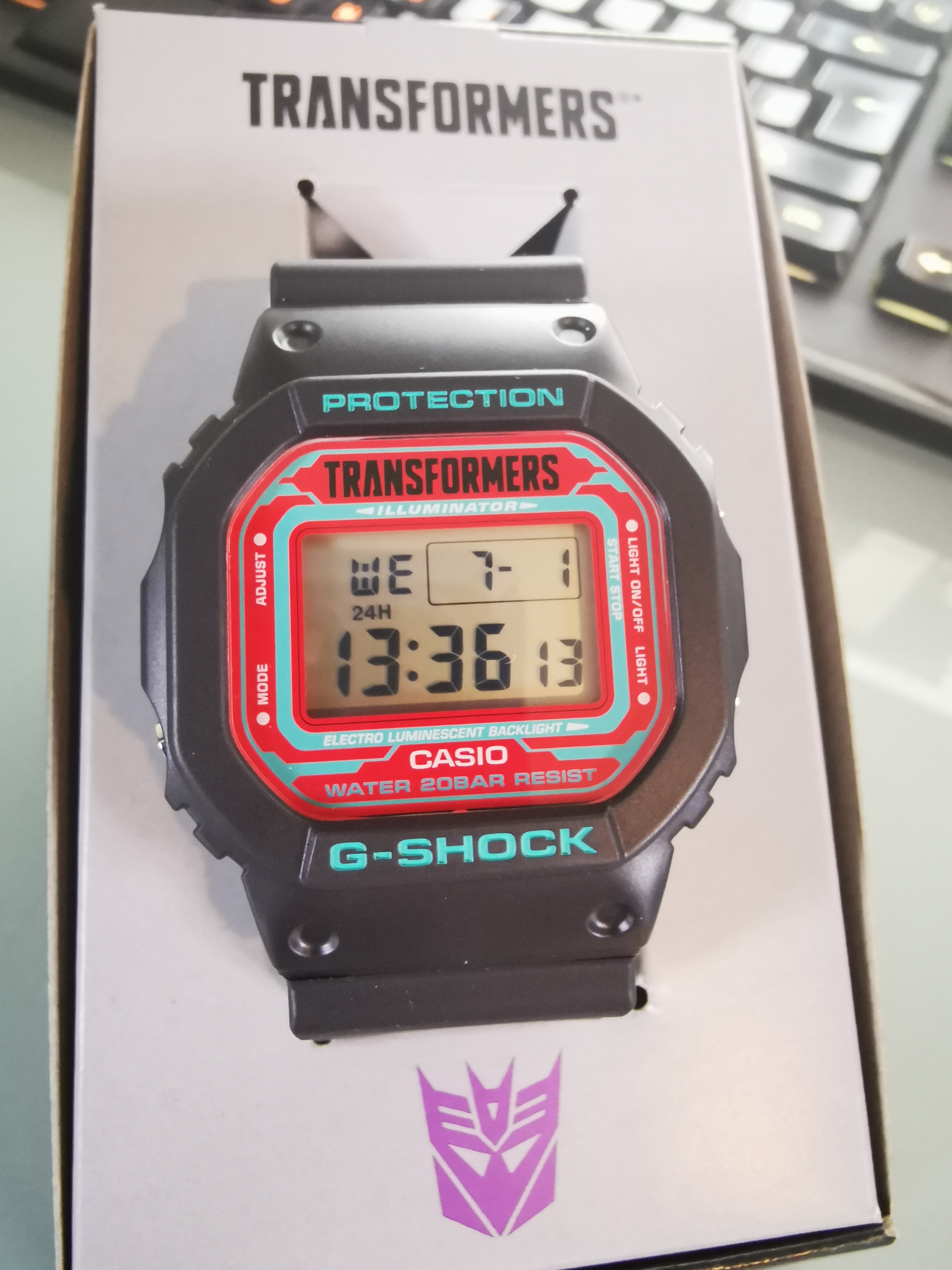 G-Shock X Transformers Master Nemesis Prime Set DW-5600TF19-1CJR Japan Only  UK\EU £375 +P&P | WatchCharts Marketplace