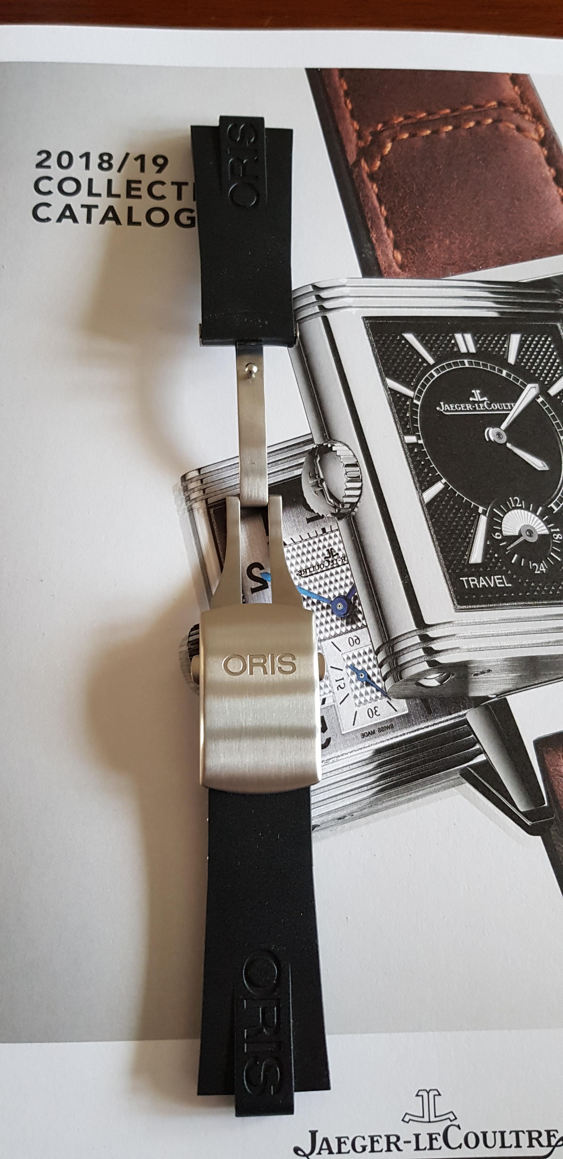 WTS Oris rubber strap for Oris Aquis 43mm Oris strap changing