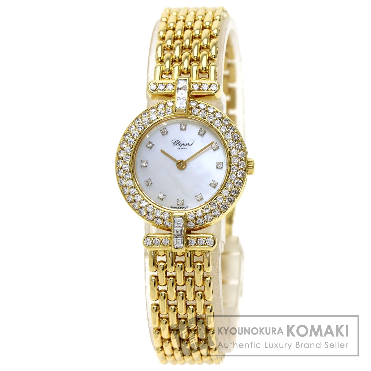 Chopard 10 5896 Classic Diamond Watch K18 Yellow Gold K18YG