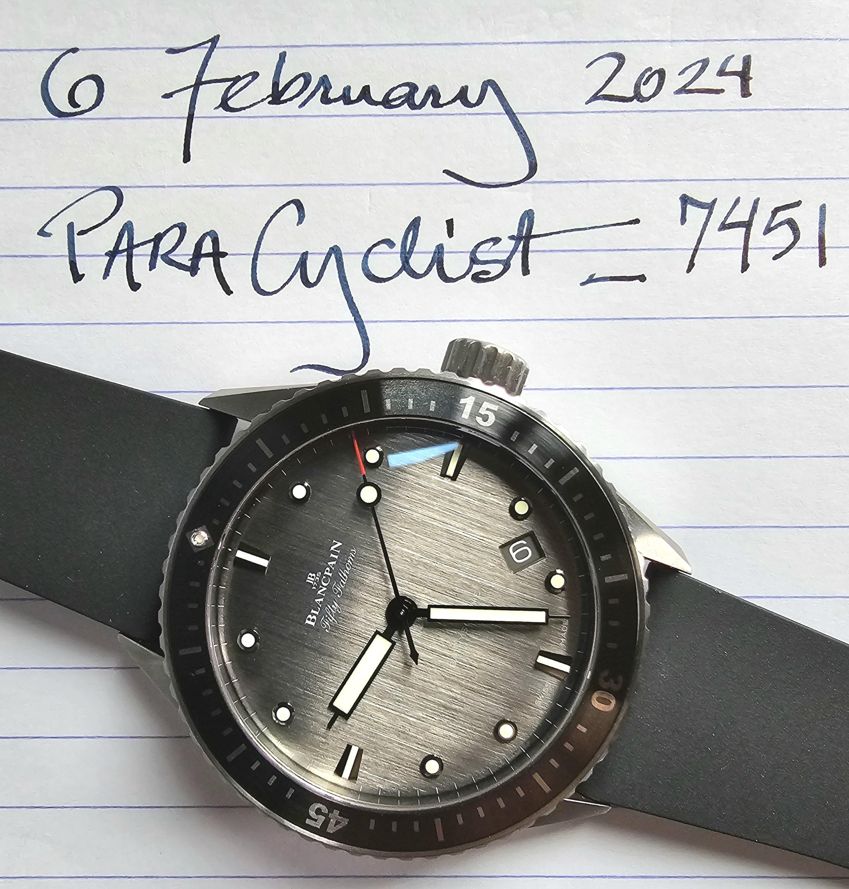 WTS Blancpain Fifty Fathoms 43mm Titanium Ti23 Bathyscaphe