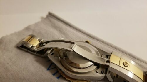 Rolex DATEJUST 116268 Mens Steel & 18K White Gold Oyster 36MM