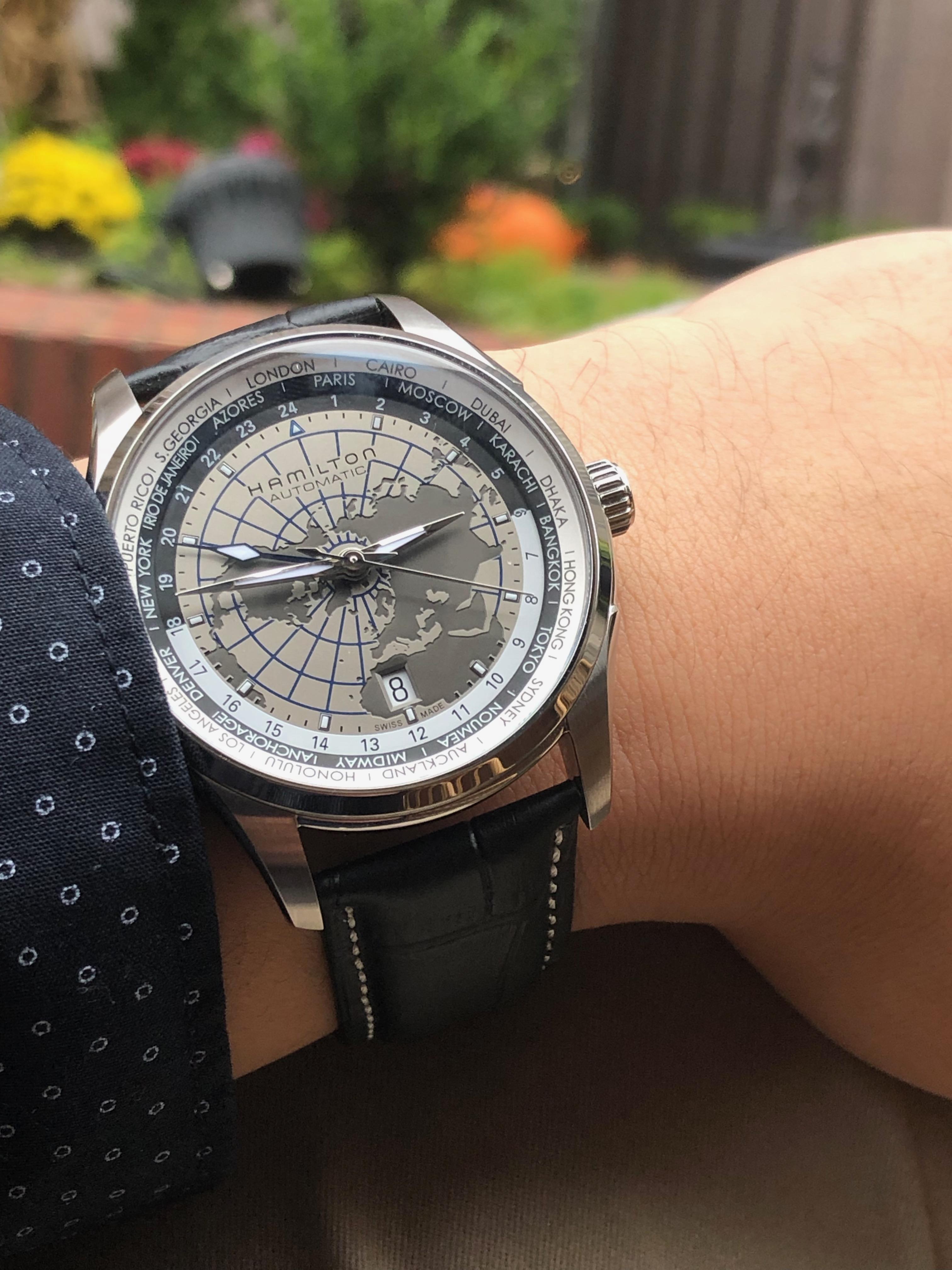 WTS Hamilton Jazzmaster GMT World 9 10 Condition WatchCharts Marketplace